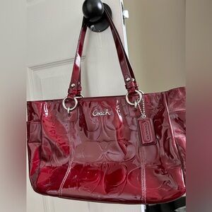 Red Coach Purse